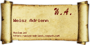Weisz Adrienn névjegykártya